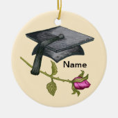 Roos van de afzuigkap keramisch ornament (Voorkant)