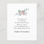 Roos van de begroting Mosterd Floral Eucalyptus Sa (Achterkant)