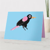 Roos van de Blackbird Card Kaart (Voorkant)