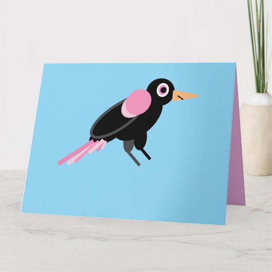 Roos van de Blackbird Card Kaart (Voorkant)