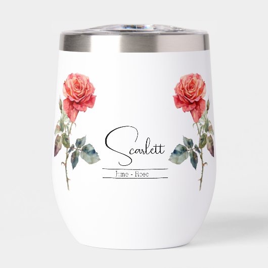 Roos van de geboortemaand Flower June (Voorkant)