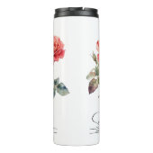 Roos van de geboortemaand Flower June Thermosbeker (Achterkant)