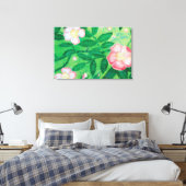 Roos van de hond (Rosa Canina) Verrekte Canvas Dru (Insitu (Slaapkamer))