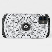 Roos van de kompas - Iphone5 Hoesje (Wit) (Achterkant (horizontaal))