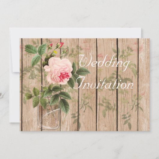 Roos van de orleans - uitnodigingskaart voor wedde kaart (Voorkant)