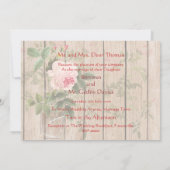 Roos van de orleans - uitnodigingskaart voor wedde kaart (Achterkant)