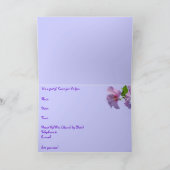 Roos van de uitnodiging van Sharon Blossom (Binnen)