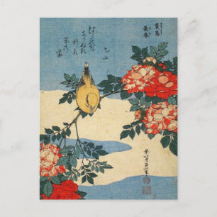 Roos van de Zwarte Zee en China (door Hokusai) Briefkaart