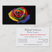 Roos van een Verschillende Visitekaartjes van de K (Voorkant / Achterkant)