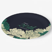 Roos van Emerald Green 20th Year Papieren Bordje (Gekanteld)