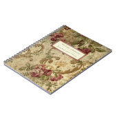  Roos van Floral met naam Notitieboek (Linkerzijde)