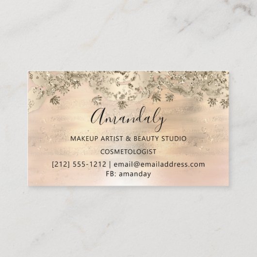 Roos van gebeurtenisplanner Influencer Blogger Visitekaartje (Achterkant)