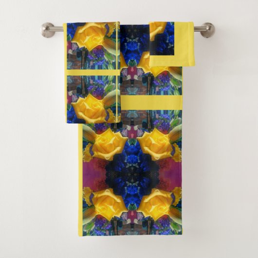 Roos van Gele Bloom Bad Handdoek (Insitu)
