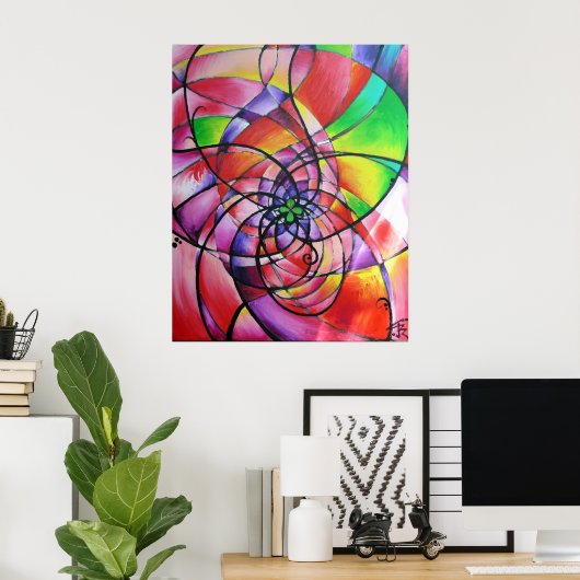 Roos van Greg Roberts - Fine Art Print (Thuiskantoor)