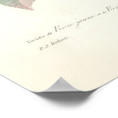 Roos van het benzinescanvas poster (Hoek)