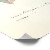 Roos van het benzinescanvas poster (Hoek)