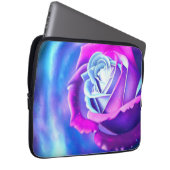 Roos van het Hoesje van de laptop van Life Laptop Sleeve (Voorkant Rechts)