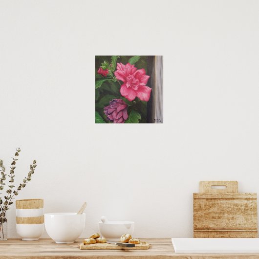 Roos van het Poster Sharon (Keuken)