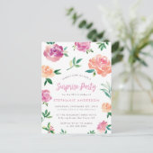 Roos van het voorjaar Uitnodigingen van de Birthda (Staand voorkant)