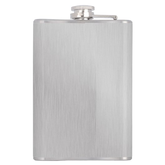 Roos van het windkompas en geborsteld aluminium heupfles (Achterkant)