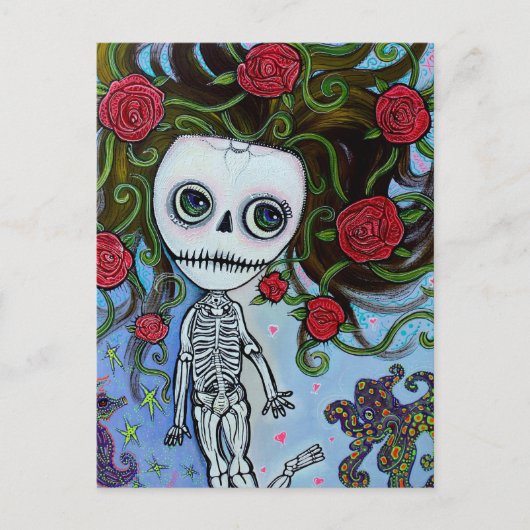 Roos van het Zee Briefkaart (Voorkant)