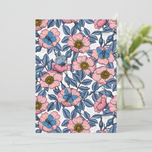 Roos van honden en vlinders (Staand voorkant)