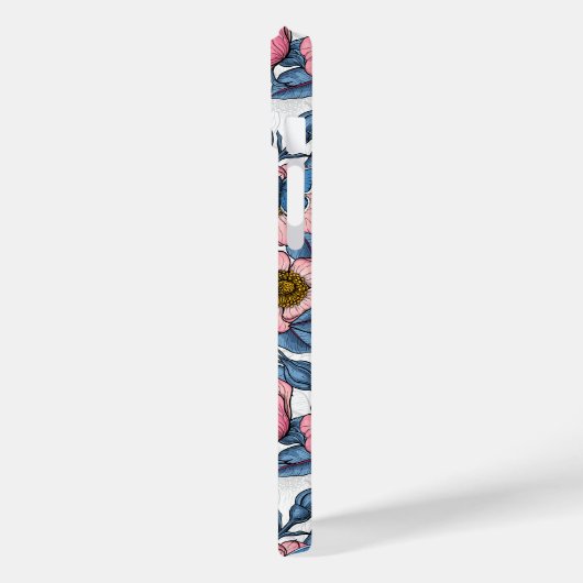 Roos van honden en vlinders Case-Mate iPhone case (Achterkant / Links)