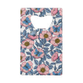 Roos van honden en vlinders creditkaart flessenopener (Achterkant)