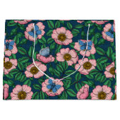 Roos van honden en vlinders groot cadeauzakje (Voorkant)