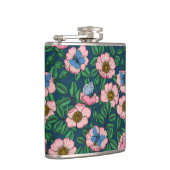 Roos van honden en vlinders heupfles (Rechts)