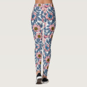 Roos van honden en vlinders leggings (Achterkant)