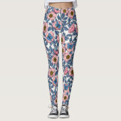 Roos van honden en vlinders leggings (Voorkant)