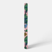 Roos van honden en vlinders samsung galaxy hoesje (Linkerkant)