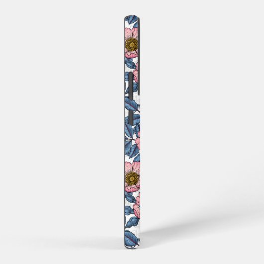 Roos van honden en vlinders samsung galaxy hoesje (Rechterkant)