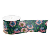 Roos van honden en vlinders satijnen lint (Spoel)