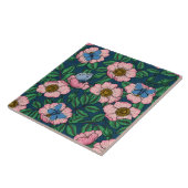 Roos van honden en vlinders tegeltje (Zijkant)