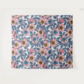 Roos van honden en vlinders wandkleed (Voorkant (horizontaal))