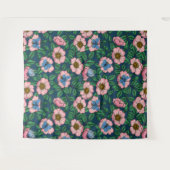 Roos van honden en vlinders wandkleed (Voorkant (horizontaal))