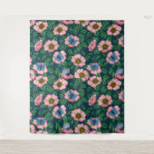 Roos van honden en vlinders wandkleed (Voorkant)