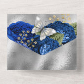 Roos van inktvis all in one uitnodiging (Achterkant)