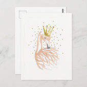 roos van karte flamant briefkaart (Voorkant / Achterkant)