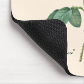 Roos van kool Botanische afdruk Muismat (Hoek)