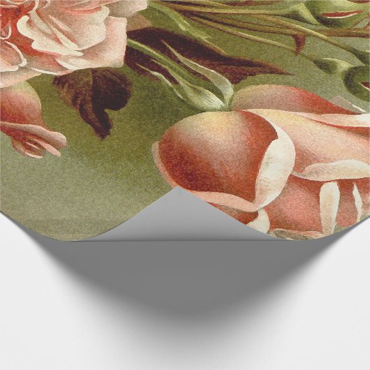 Roos van kool cadeaupapier (Hoek)