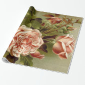 Roos van kool cadeaupapier (Uitgerold)