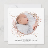 Roos van koper, gouden Lijst Aankondiging (Voorkant)