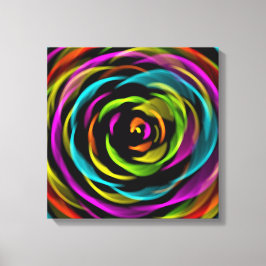 Roos van liefde canvas afdruk