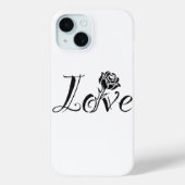 Roos van liefde Case-Mate iPhone case (Achterkant)