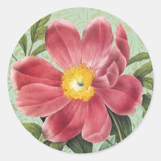 Roos van Liefde Floral Sticker Envelope Seal (Voorkant)