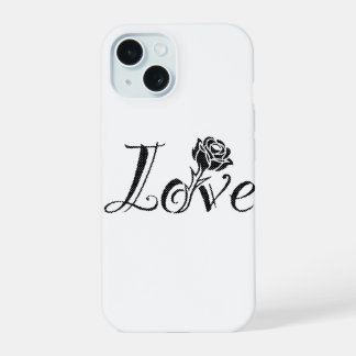 Roos van liefde iPhone 15 case