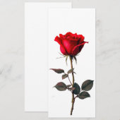 Roos van Liefde Kaart (Voorkant / Achterkant)